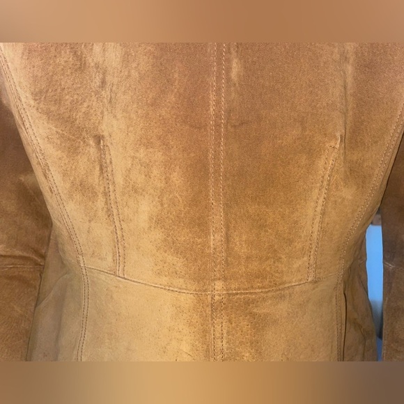 Vintage Covington Caramel Swede Jacket size M - Picture 4 of 9